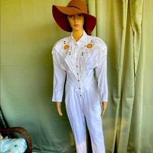 Linen White Jumpsuit